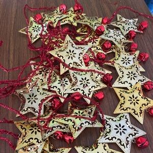 Metal STARS holiday decorations